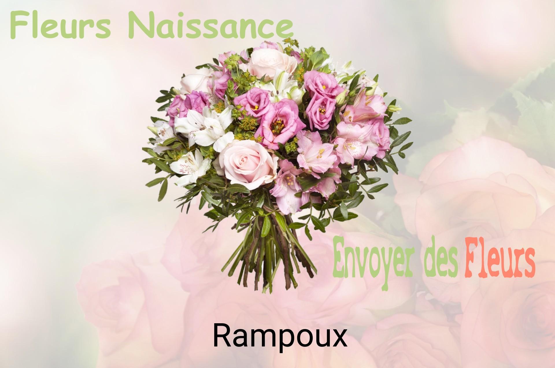 Bouquet de fleurs de naissance livré à Rampoux